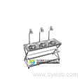 Mobile Chafer Station with Buffet Heat Lamp Heater